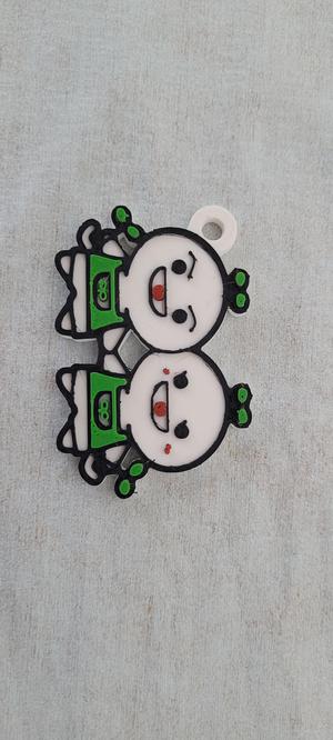 K-POP KEYCHAIN TEEZMON ATEEZ YONGGAMON SAN