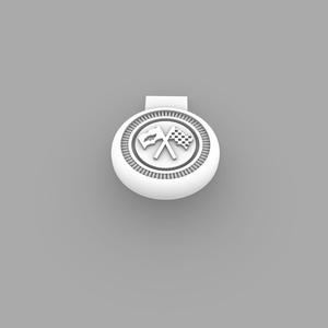 Fuel Filler Cap  Corvette 65 Mongram Revell  1/24