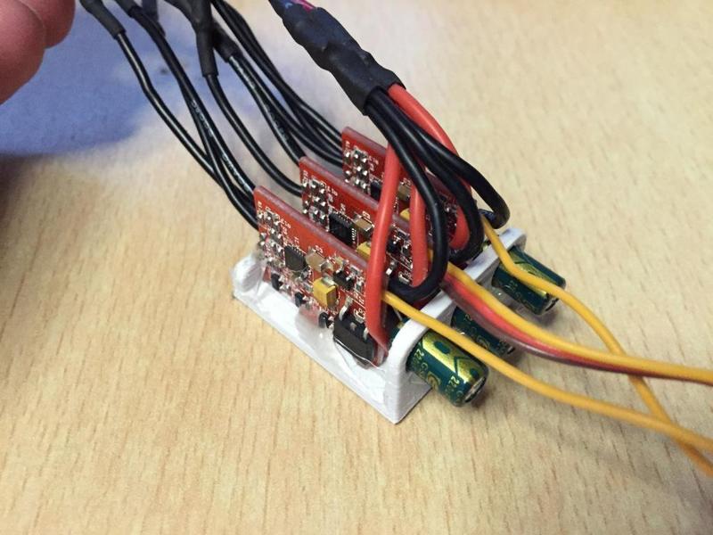 FC & ESC holder for EMaglio's Mini FPV Tricopter