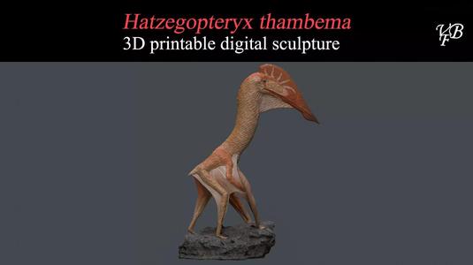 Hatzegopteryx thambema for 3D printing 1-35 presupported