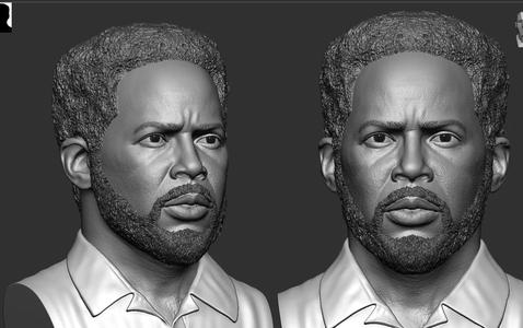 Harold Perrineau Bust - From TV series