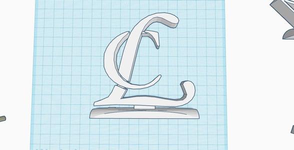 CL KPOP LOGO DISPLAY ORNAMENT