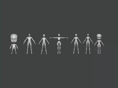 3D Model-BASE MESH0003