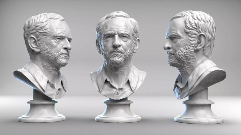 Jeremy Corbyn Bust