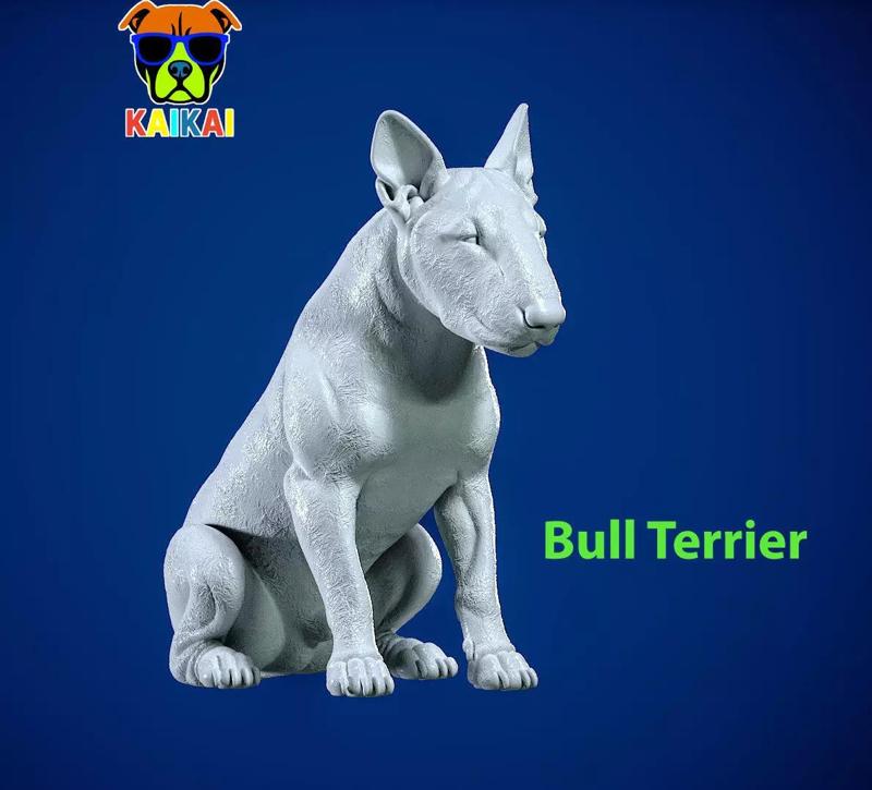 Bull Terrier Dog - Miniature Bull Terrier Dog  - 3D print