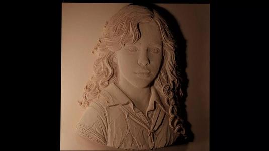 Hermione Harry Potter CNC 3d Print High Relief Sand Casting