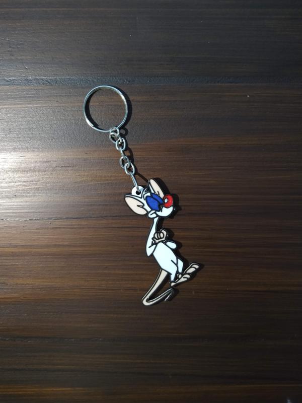 PINKY (PINKY AND THE BRAIN) PINKY AND THE BRAIN KEYCHAIN