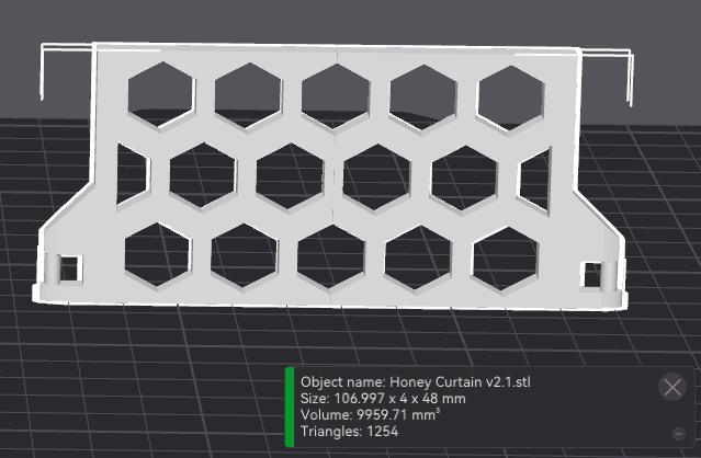Vertical blind curtain blade weights.