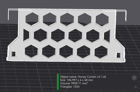 Vertical blind curtain blade weights.