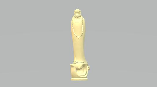 Bodhidharma Buddha Statue 3D print model
