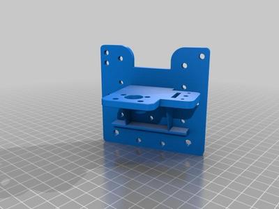 Modular carriage for 40x20 rails - tarantula plate