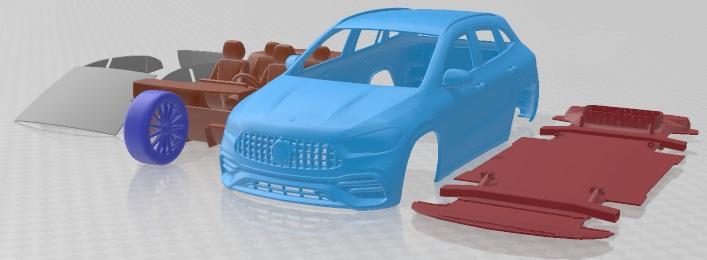 Mercedes Benz GLA 35 AMG 2021 Printable Car