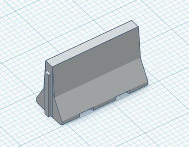 Road Barrier 2 1:64 scale