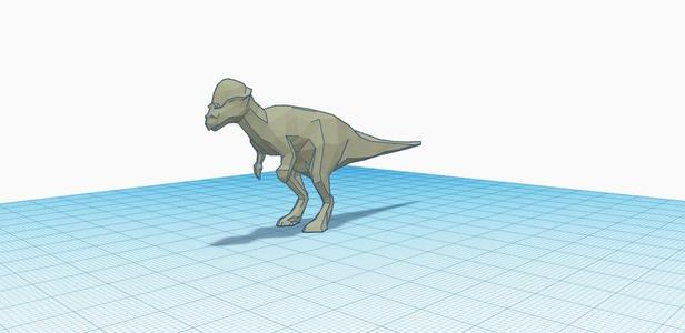 Low Polly Pachycephalosaurus
