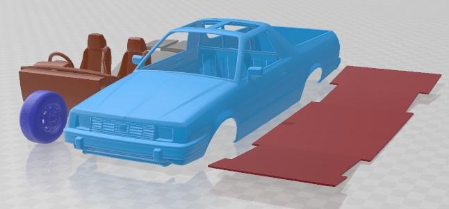 Subaru BRAT 1981 Printable Car