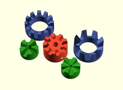 Customizable Hirth Joint (CSG version) (library)