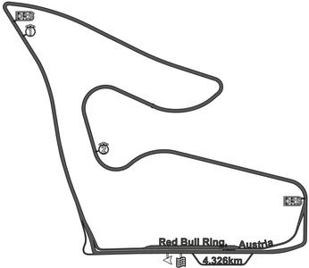 MJS2210 F1 Austria CIRCUIT FOR 3D PRINTING