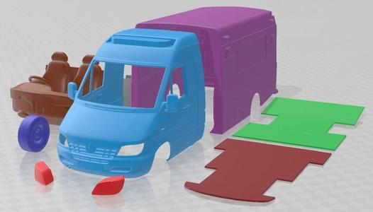 Mercedes Benz Sprinter W903 Ambulance 2000 Printable