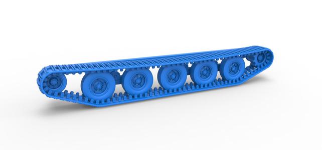 Diecast Track of Redneck Rave Mud truck on tracks Scale 1:25