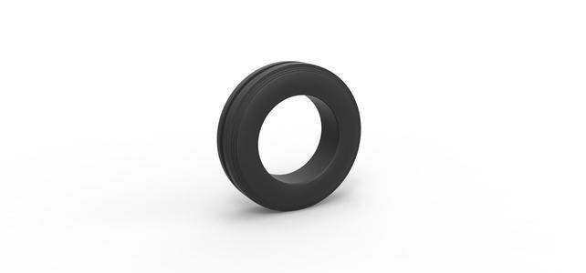Tractor front tire 3 Scale 1:25