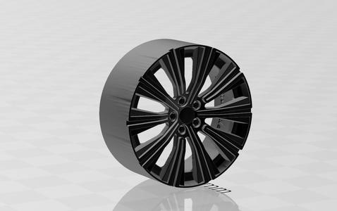 Volvo S90 wheels  for scale model 1/18 1/24 etc.