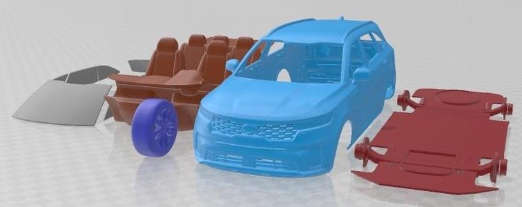 Kia Sorento 2021 Printable Car
