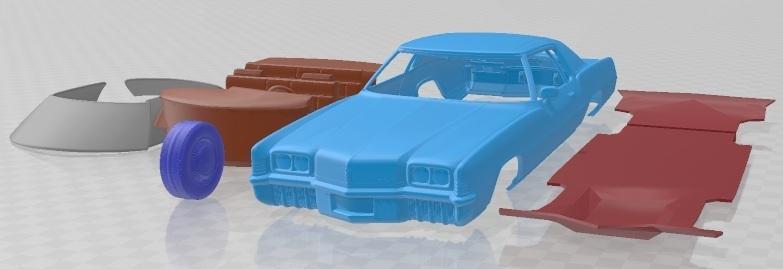 Oldsmobile Toronado (Y57) 1972 Printable Car