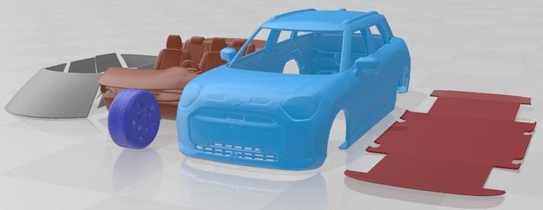 Mini John Cooper Works Aceman Printable Car