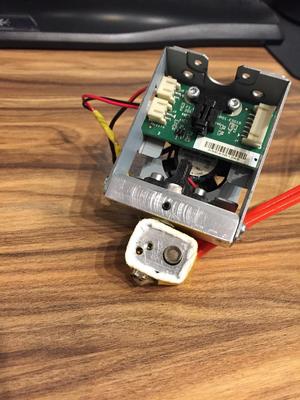 DaVinci 1.0 cooling block for MK10 style extruders