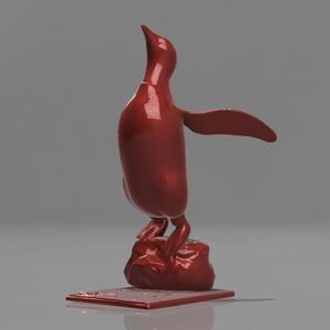 Chinstrap Penguin, Penguin,penguin looking at the ball, penguin playing ball,miniature bronze penguen