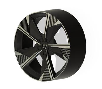 Peugeot 508 OEM wheels for scale model 1/18 1/24 etc.
