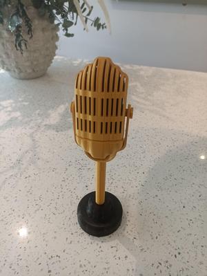 Decorative Retro Mircophone Ornament