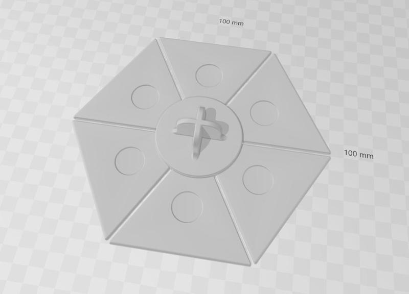 6-PART CAKE CUTTER GUIDE