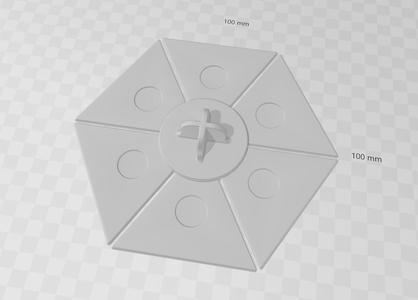 6-PART CAKE CUTTER GUIDE