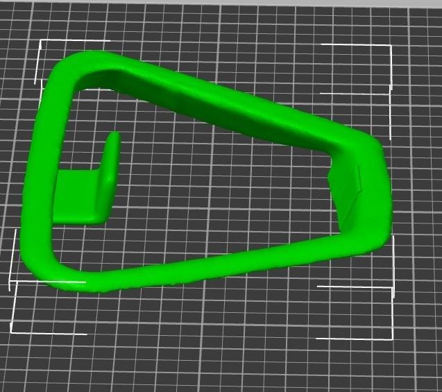 Trim for Seat Belt Guide 1248680322 Mercedes W124 C124 A124