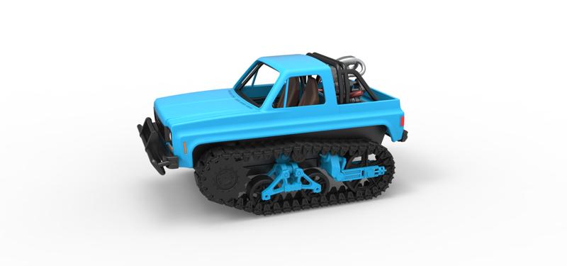 Diecast Fun Short Monster tank Scale 1:25