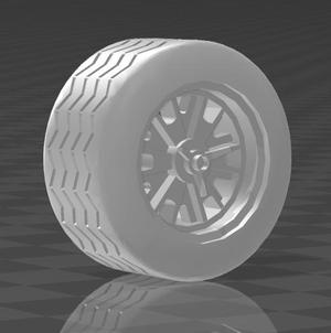 Slick Wheel with Lock