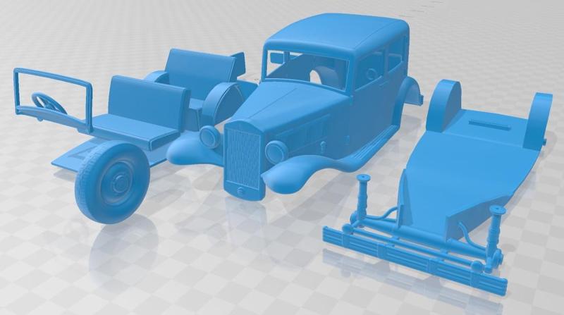 Lancia Augusta 1933 Printable Car