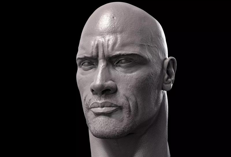 The Rock Head- Dwayne Johnson