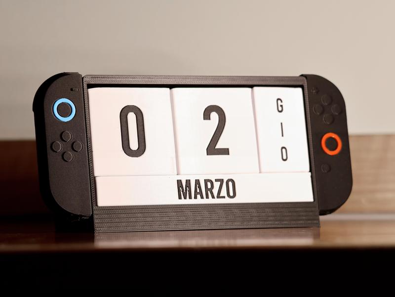 Nintendo Switch Perpetual Calendar – Printable 3D STL/f3d Files