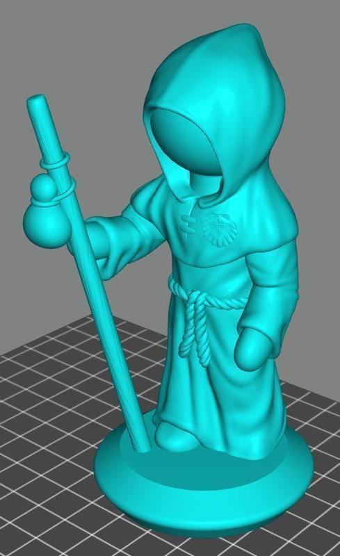 Pilgrim Monk - Camino de Santiago - St. James Way