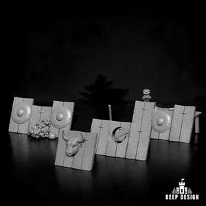 Sultanate Wooden Barricades Set