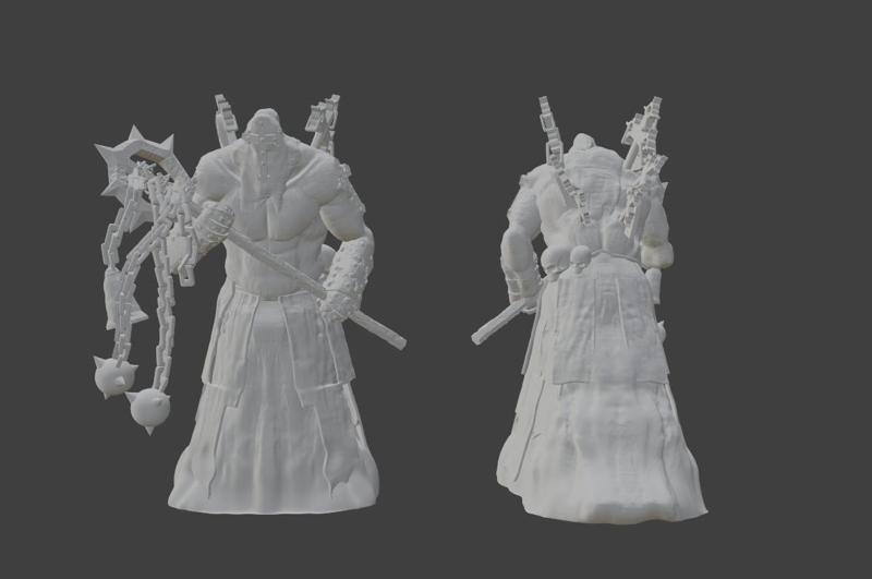Warrior with Flai