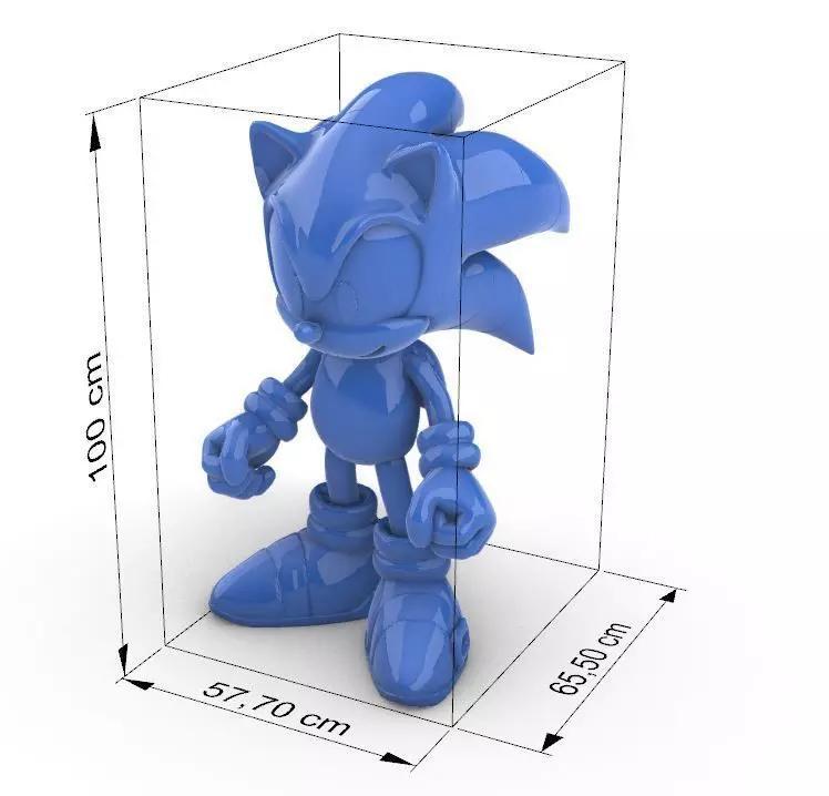 SONIC REAL SIZE MODEL