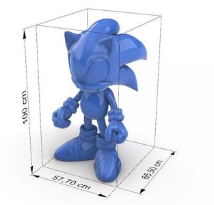 SONIC REAL SIZE MODEL