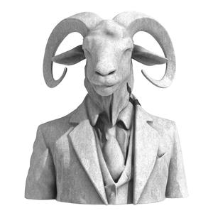 Sophisticated Ram In Suit