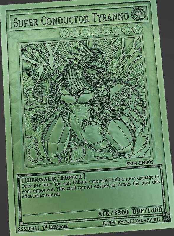 super conductor tyranno - yugioh