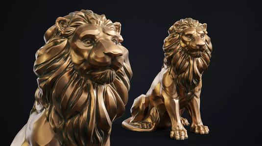 Stylized Lion by doubleagent2005