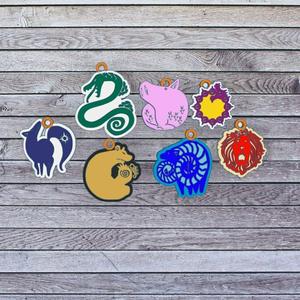 key chains of the 7 deadly sins