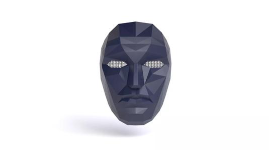Squid game mask stl for 3d print